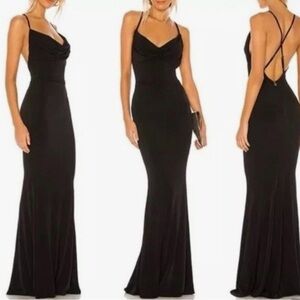 Nookie The Hustle Black Strappy Wedding Dress